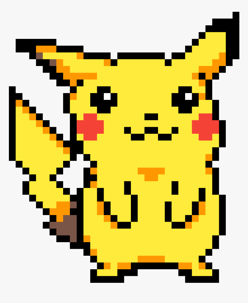 Detail Pixel Art Pikachu Nomer 2
