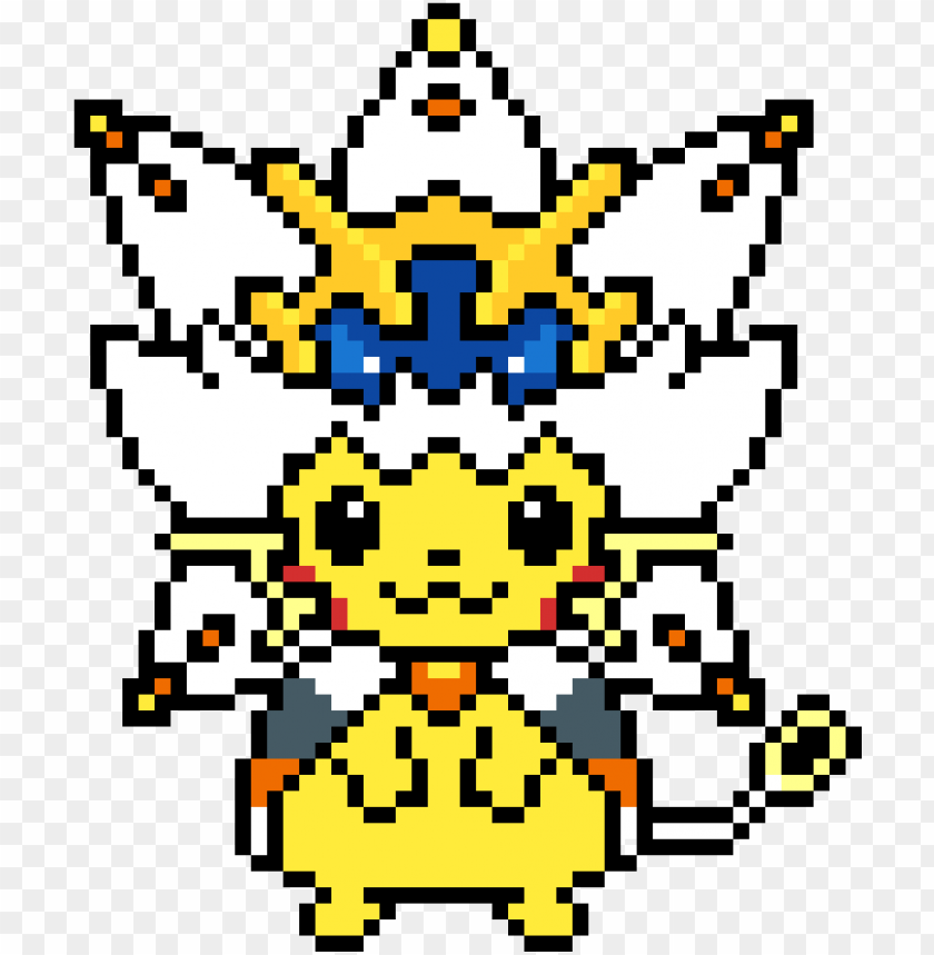Detail Pixel Art Pikachu Nomer 21