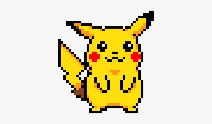 Detail Pixel Art Pikachu Nomer 3