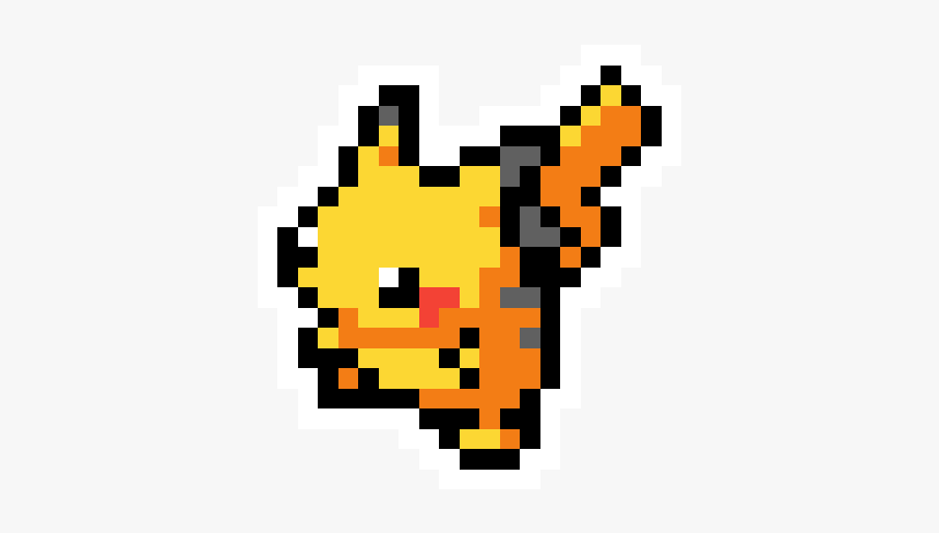Detail Pixel Art Pikachu Nomer 6