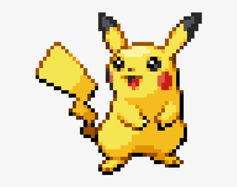 Detail Pixel Art Pikachu Nomer 7