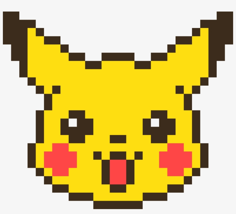 Detail Pixel Art Pikachu Nomer 9