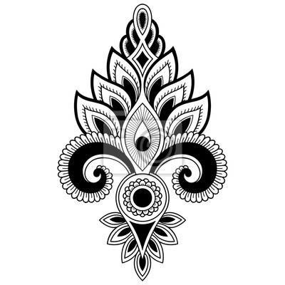 Detail Henna Blume Nomer 17