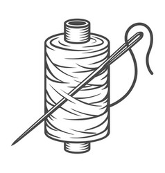 Detail Sewing Needle Sketch Nomer 20