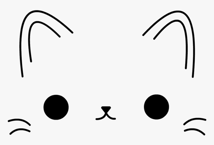 Detail Transparent Cat Face Nomer 7