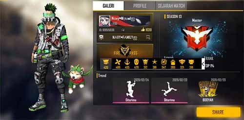 Detail Foto Free Fire Sultan Nomer 15