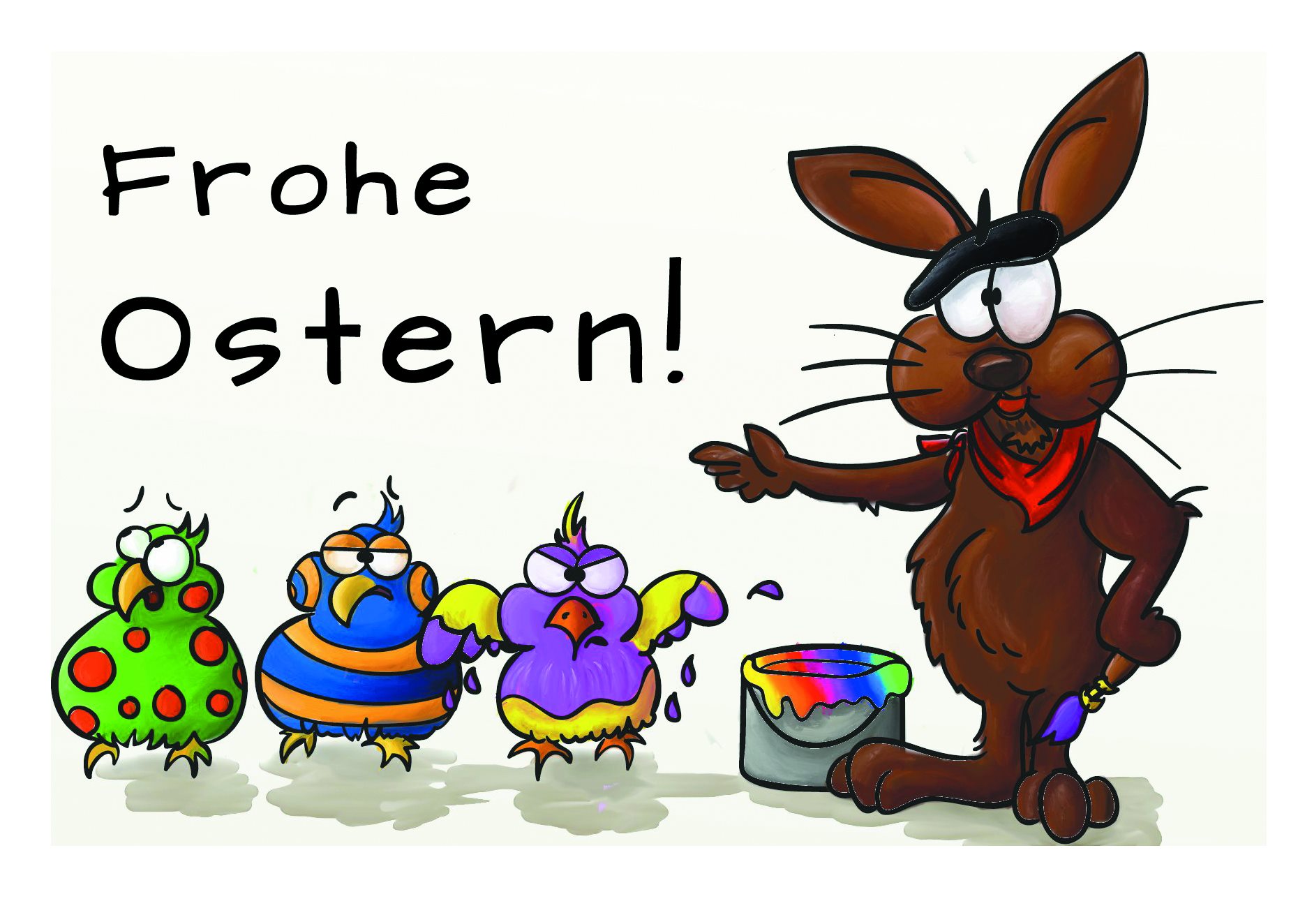 Detail Frohe Ostern Osterhase Nomer 9