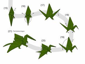 Detail Origami Drache Anleitung Nomer 3