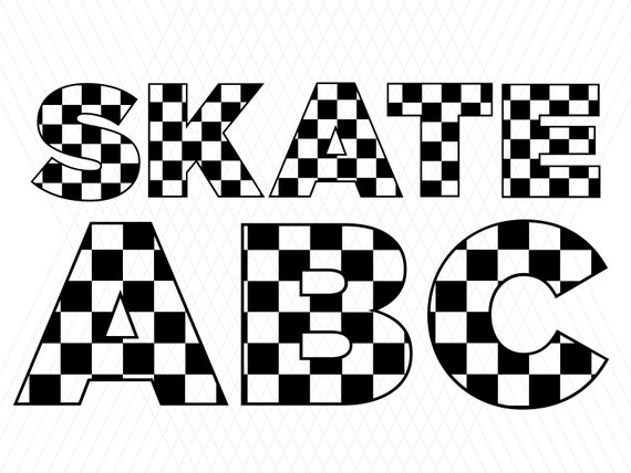 Checkerboard Font - KibrisPDR