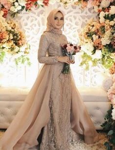 Detail Foto Gaun Pengantin Muslim Modern Nomer 20