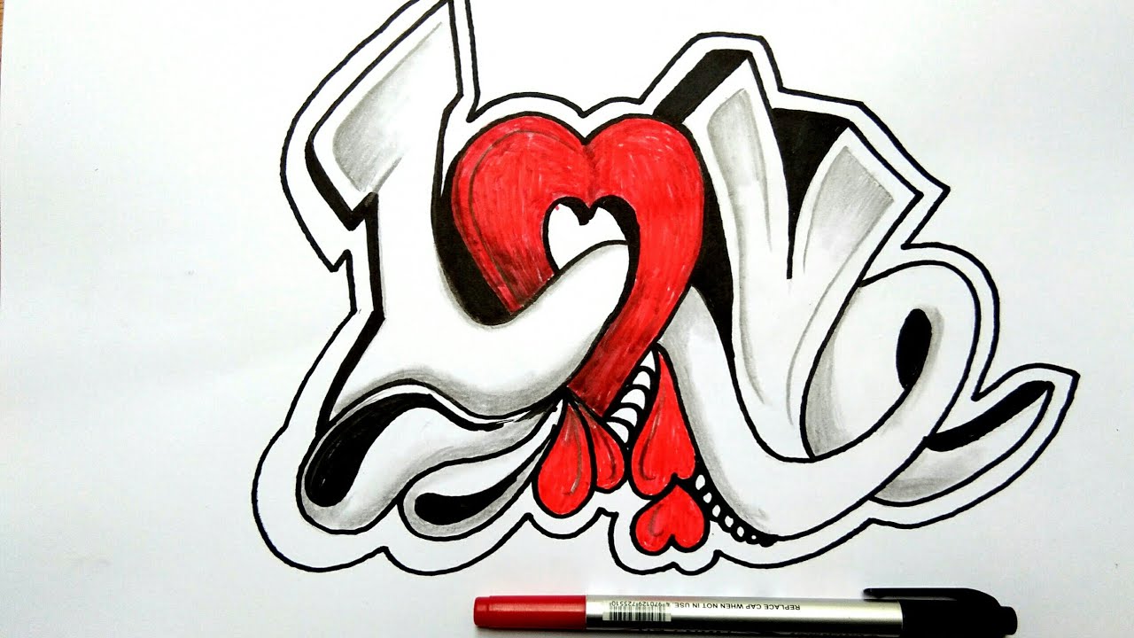 Detail Foto Grafiti Love Nomer 11