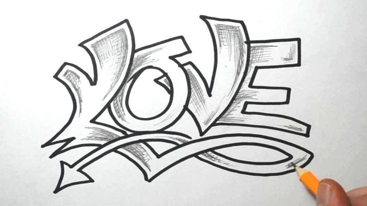 Detail Foto Grafiti Love Nomer 12