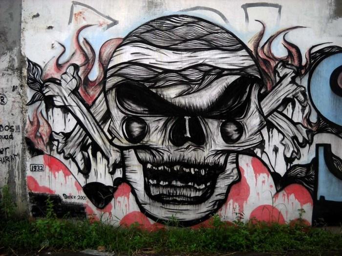 Detail Foto Grafiti Tengkorak Nomer 17