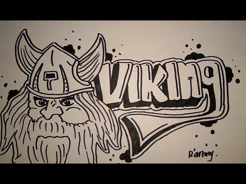 Detail Foto Grafiti Viking Nomer 16