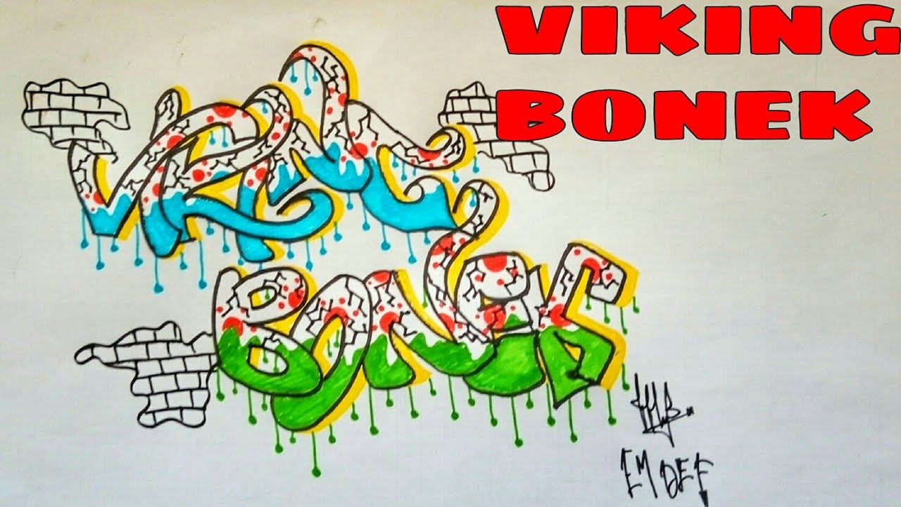 Detail Foto Grafiti Viking Nomer 31