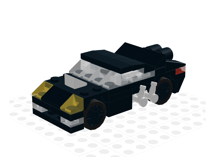 Detail Mad Max Car 3d Model Nomer 8