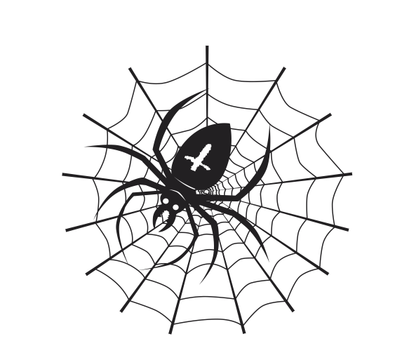 Detail Spinne Im Netz Zeichnen Nomer 3