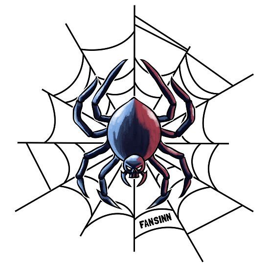 Detail Spinne Im Netz Zeichnen Nomer 8