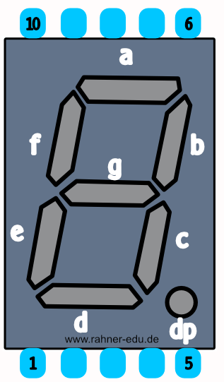 Detail 7 Segment Anzeige Schieberegister Arduino Nomer 4