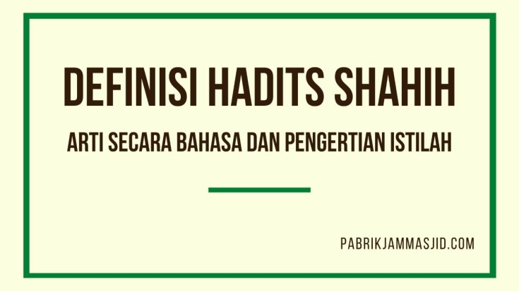 Detail Foto Hadits Shahih Nomer 30