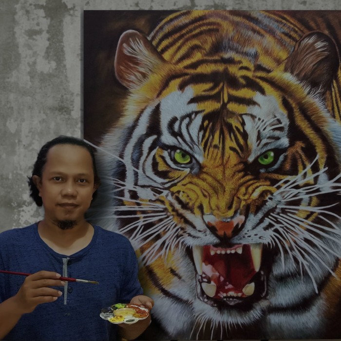 Detail Foto Harimau Marah Nomer 39