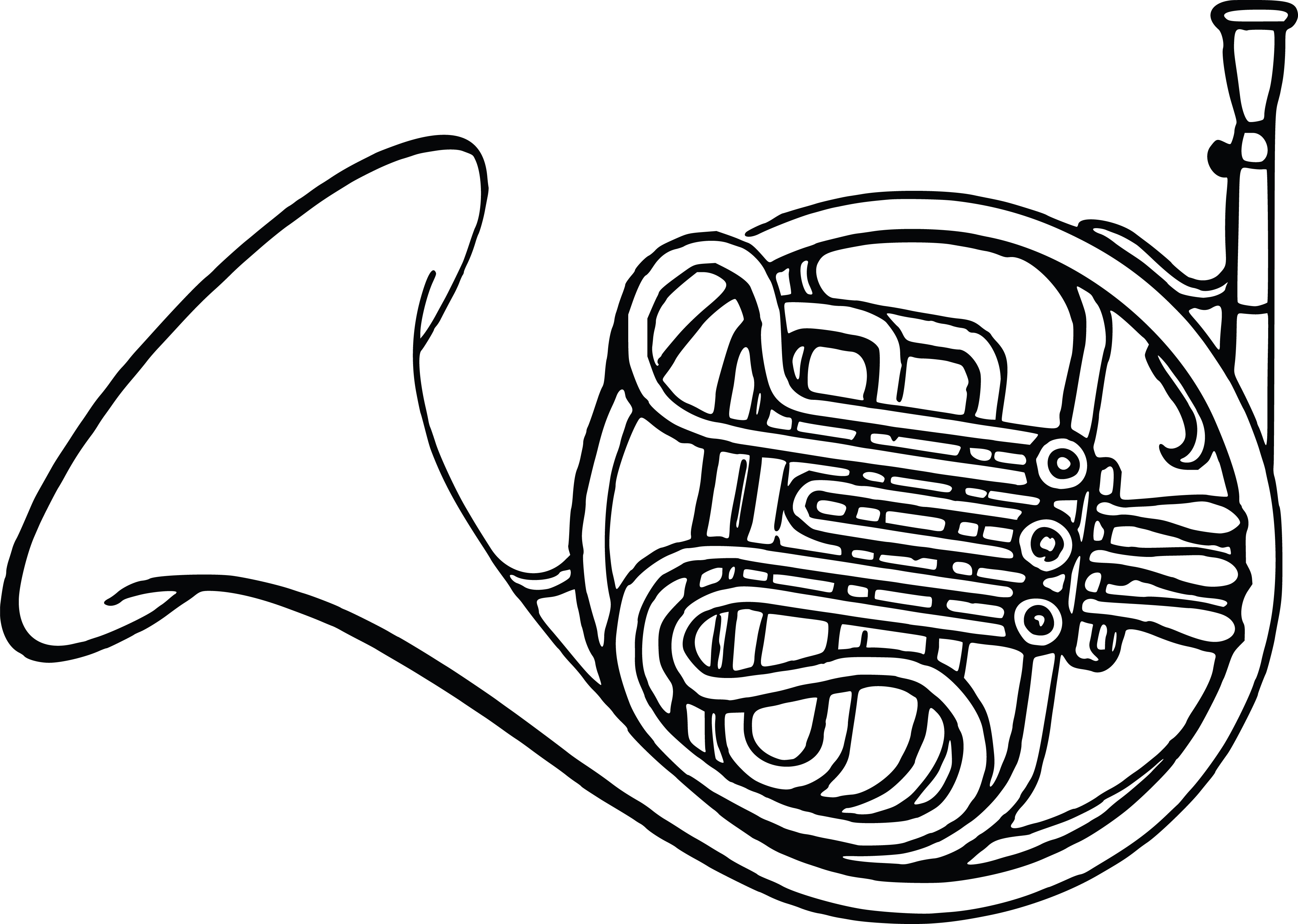 Detail Horn Clipart Nomer 13