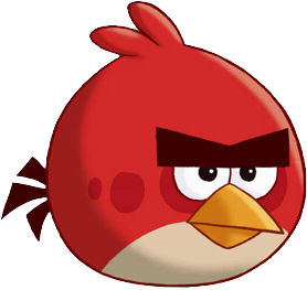 Roter Angry Bird - KibrisPDR