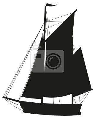 Detail Segelschiff Silhouette Nomer 5