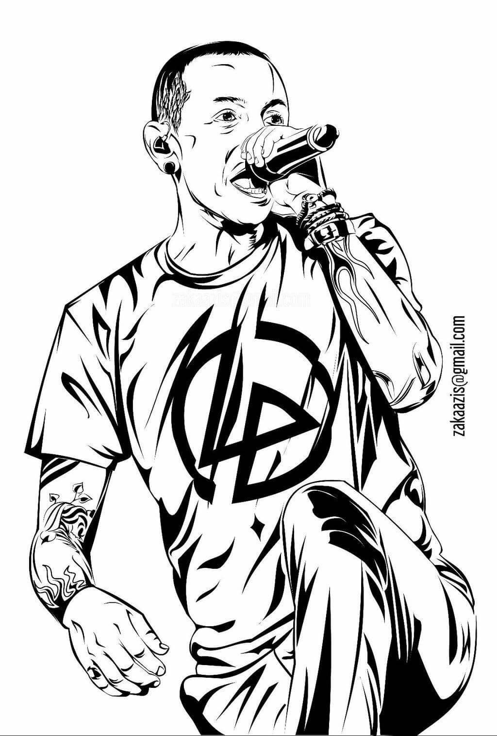 Detail Chester Bennington Cartoon Nomer 20