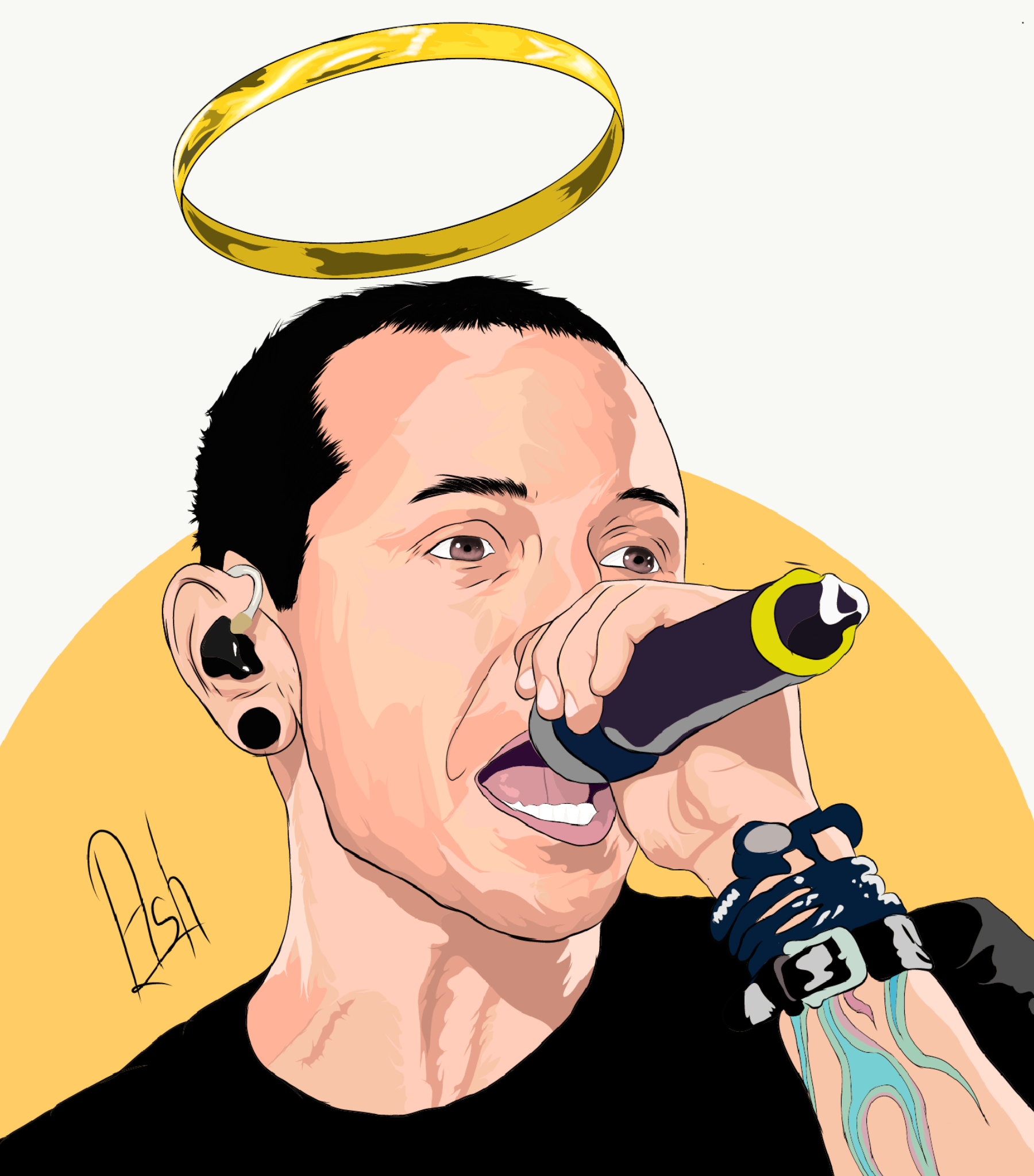 Detail Chester Bennington Cartoon Nomer 7