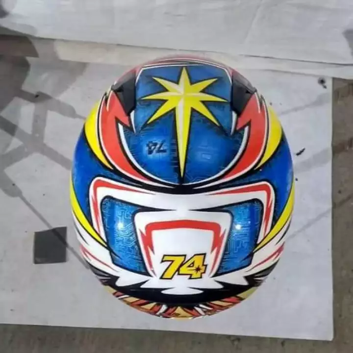 Detail Foto Helm Airbrush Nomer 26