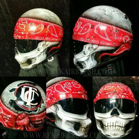 Detail Foto Helm Airbrush Nomer 38