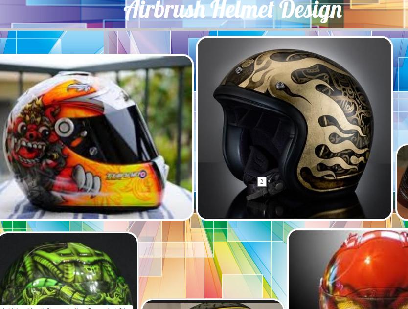 Detail Foto Helm Airbrush Nomer 8