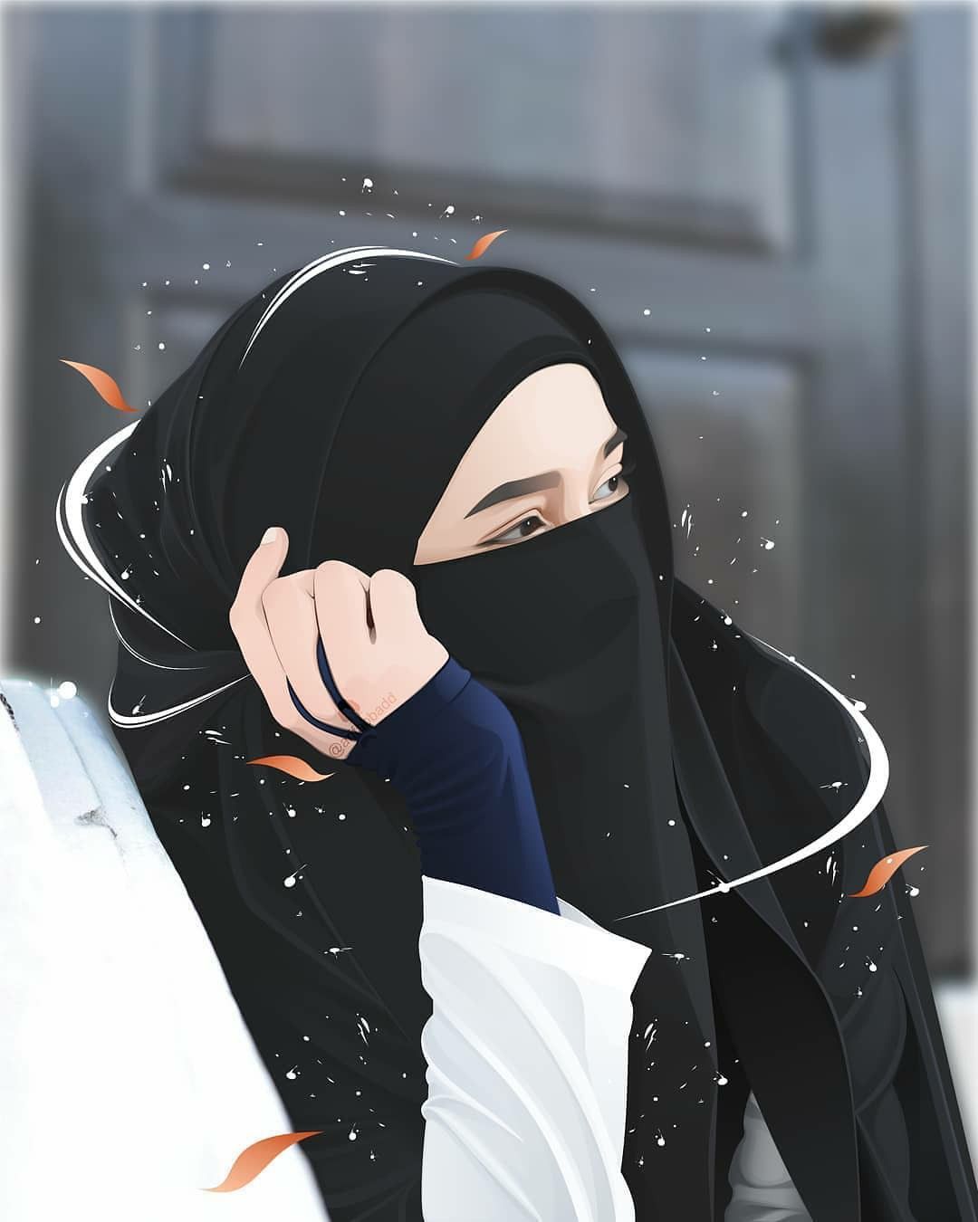 Detail Foto Hijab Kartun Cadar Nomer 10