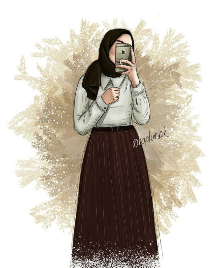 Detail Foto Hijab Kartun Cantik Nomer 25