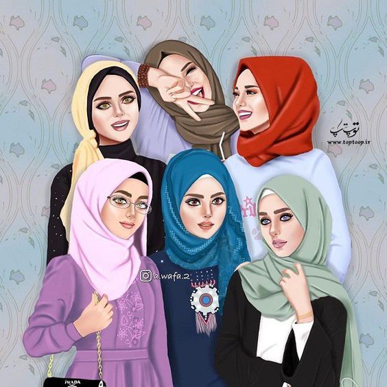 Detail Foto Hijab Kartun Cantik Nomer 26