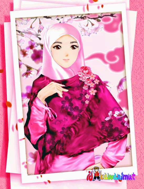 Detail Foto Hijab Kartun Cantik Nomer 27