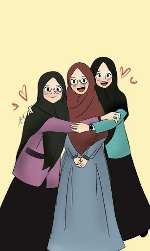 Detail Foto Hijab Kartun Cantik Nomer 30