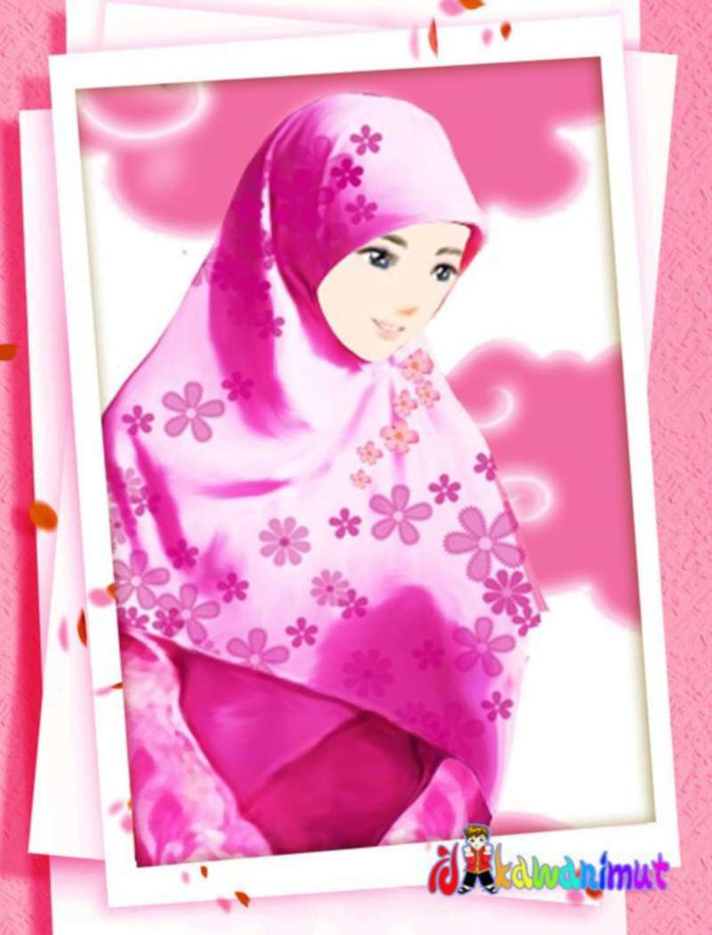 Detail Foto Hijab Kartun Cantik Nomer 37