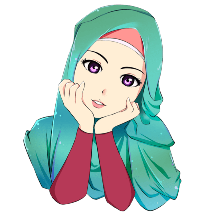 Detail Foto Hijab Kartun Cantik Nomer 42