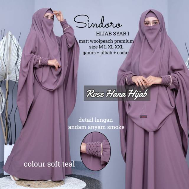 Detail Foto Hijab Syari Cadar Nomer 17