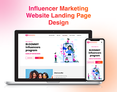 Detail Influencer Landing Page Nomer 6