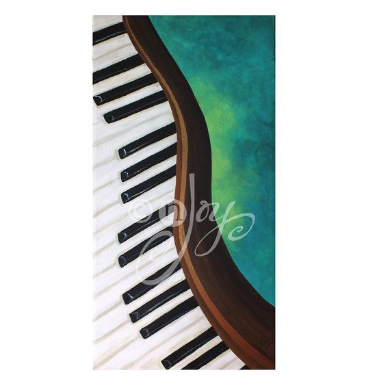 Piano Abstract Painting - KibrisPDR