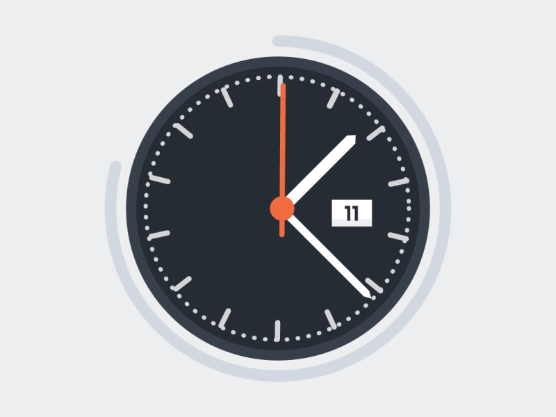 Detail Animasi Clock Nomer 7