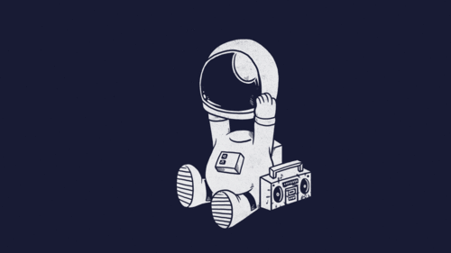 Detail Astronot Animasi Art Nomer 2