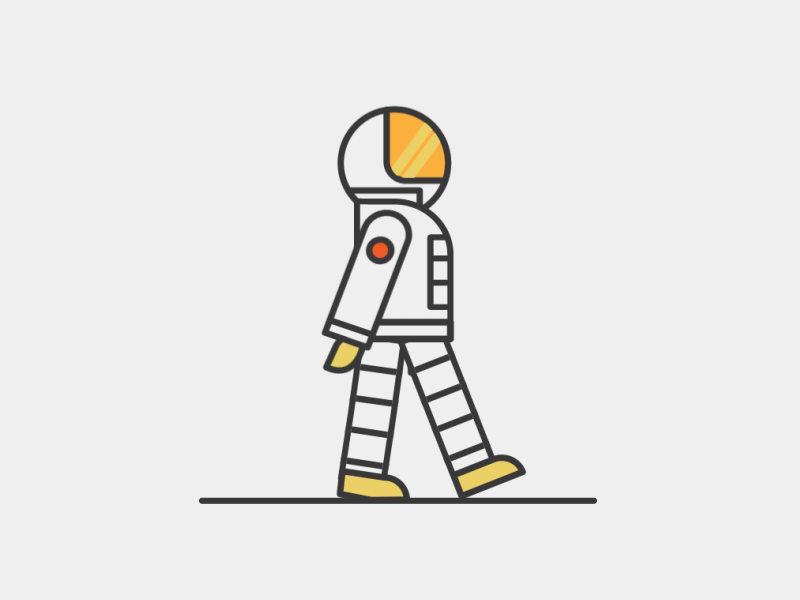 Detail Astronot Animasi Art Nomer 13
