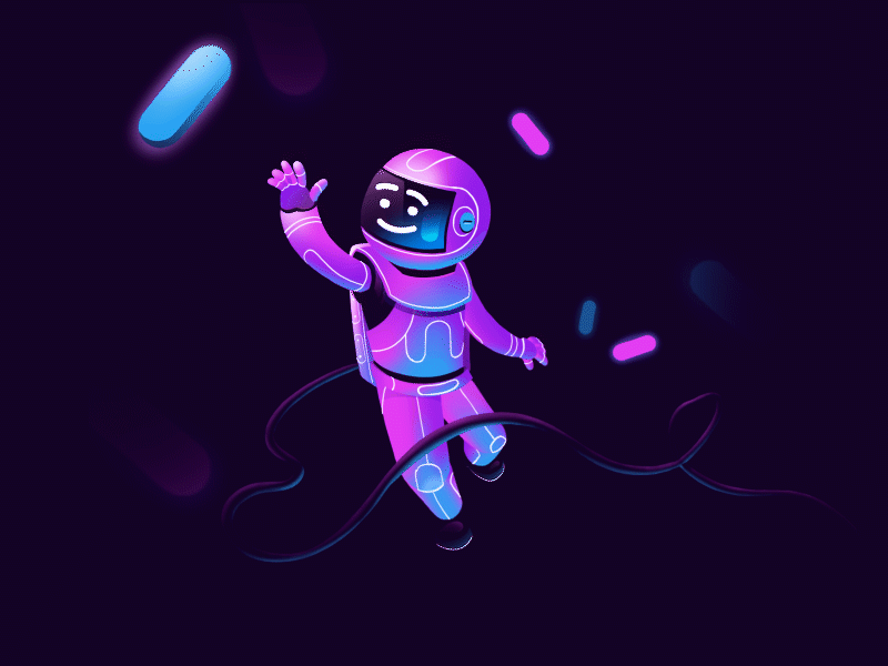 Detail Astronot Animasi Art Nomer 18