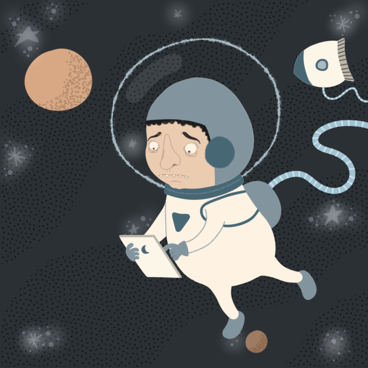 Detail Astronot Animasi Art Nomer 42