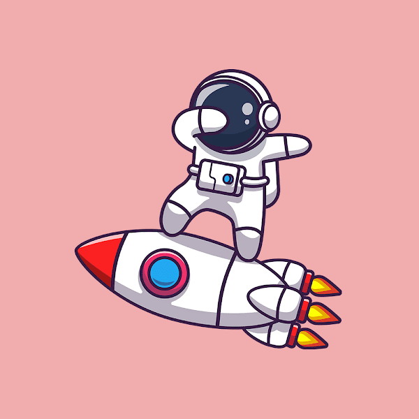 Detail Astronot Animasi Art Nomer 45