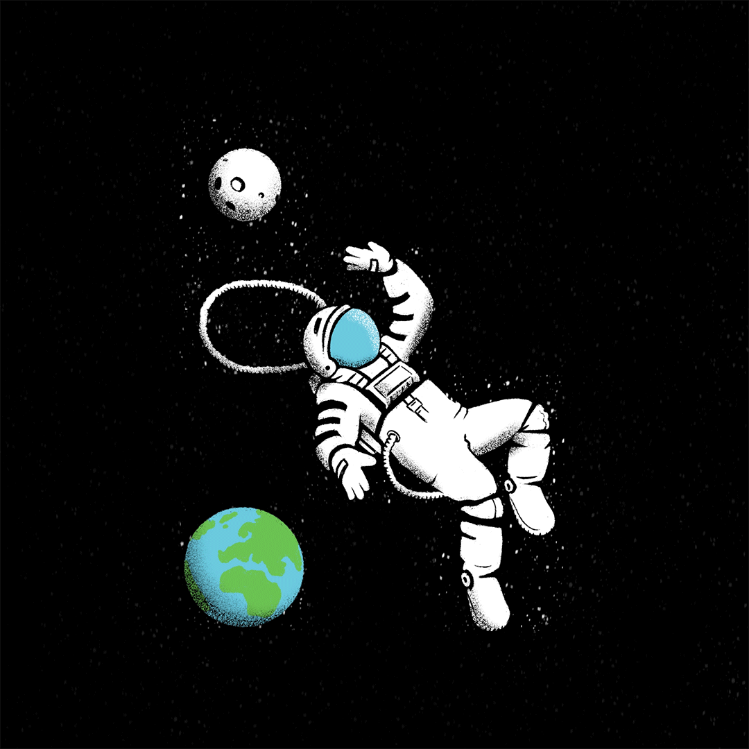 Detail Astronot Animasi Art Nomer 55